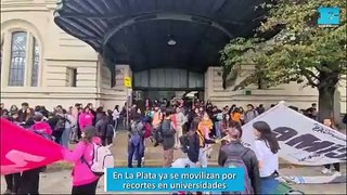 En La Plata ya se movilizan por recortes en universidades