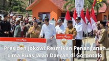 Presiden Jokowi Resmikan Penanganan Lima Ruas Jalan Daerah di Gorontalo