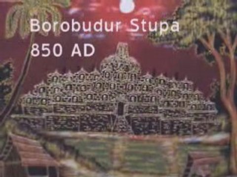 Borobudur Buddhist Stupa, Java, Indonesia