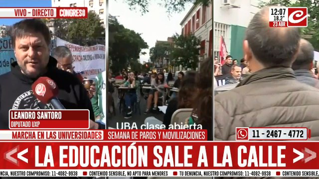 Leando Santoro: Las universidades públicas forman parte del patrimonio democrático