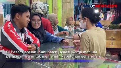 Download Video: Usai Libur Lebaran, Toko Emas di Bekasi Diserbu Warga