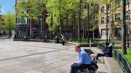 Belfast Cathedral on a sunny spring day