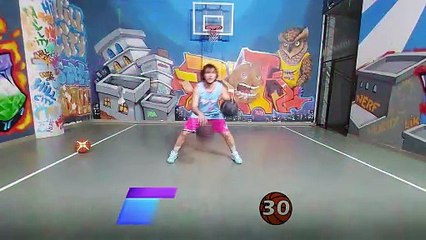 BALL DON'T LIE MASTER HANDLES IN BASEMENT WITH THIS 4 MINUTE BASKETBALL DRILLS