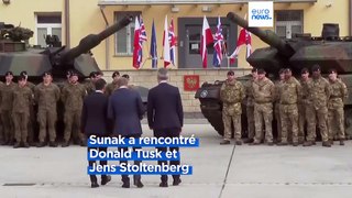 À Varsovie, Rishi Sunak annonce augmenter le budget défense du Royaume-Uni et aider l'Ukraine