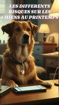 risques qu'il peut y avoir sur les chiens au printemps