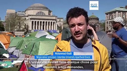 États-Unis : les manifestations en soutien au peuple palestinien gagnent les campus