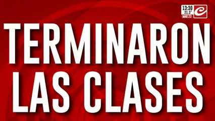 Terminaron las clases y empezó la concentración de estudiantes