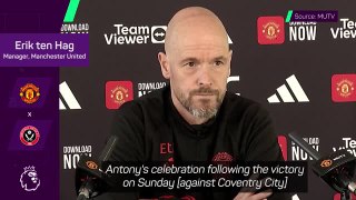 Ten Hag claims Antony was provoked before FA Cup semi celebration