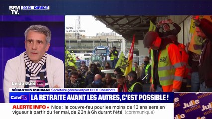 Accord sur les fins de carrière des cheminots: "Ça participe de la construction d'un nouveau cadre social pour la SNCF à la suite des grandes réformes qu'elle a subi", pour Sébastien Mariani (CFDT)