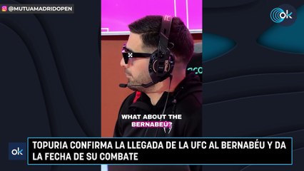Topuria confirma la llegada de la UFC al Bernabéu y da la fecha de su combate