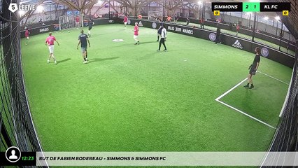 But de Fabien Bodereau - SIMMONS & SIMMONS FC