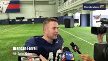 UVA kicker Brendan Farrell reacts to being put on scholarship