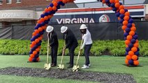 Virginia football operations center groundbreaking ceremony