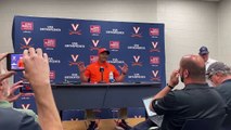 Tony Elliott reacts to UVA football spring game