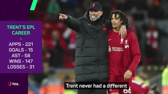 He's become a real man - Klopp lauds 'world-class' Trent