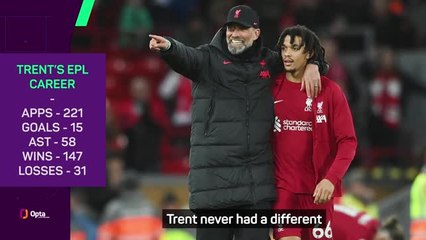 "He's become a real man" - Klopp lauds 'world-class' Trent