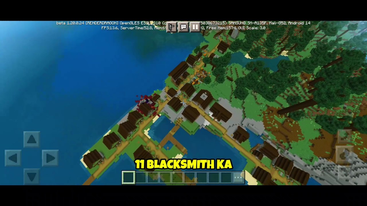 11 BLACKSMITH VILLAGE SEED || GOD SEED FOR MINECRAFT 1.20 BEDROCK AND ...