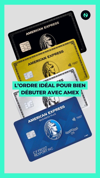 Voici l'ordre exact dans lequel vous devriez faire vos demandes de cartes de crédit AMEX.
