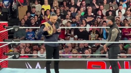 Jey Uso confrontation with Damian Priest At WWE RAW