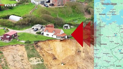 Erosion Has Left This English Farmhouse Hanging Over a Cliff