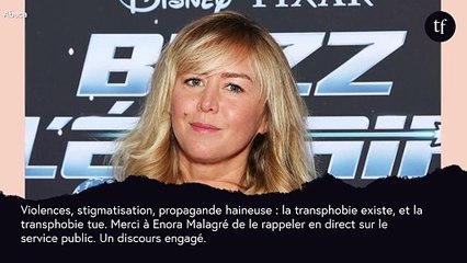 "Il n'y a pas de féminisme sans les femmes trans", défend Enora Malagré (merci !)