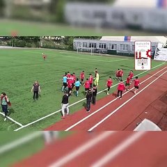 Karabük'te maçta kavga çıktı