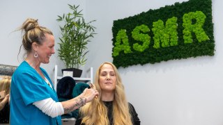 UK's first ASMR clinic charges up to £100 to pretend-brush people's hair