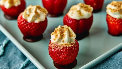 How to Make Strawberry Cheescake Bites