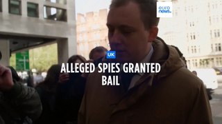 Two men charged in UK with spying for China granted bail after London court appearance