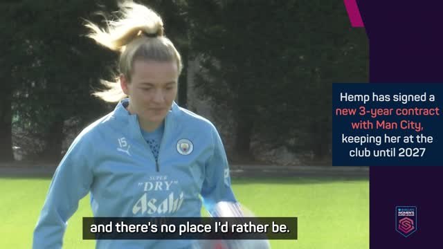 Hemp targets trophies after agreeing new Man City deal