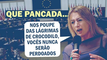 EM 1min, DEPUTADA DO PARLAMENTO EUROPEU EMOCIONA AO FALAR SOBRE O QUE OCORRE EM GAZA | Cortes 247