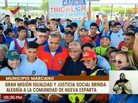 Nueva Esparta | Plan Cancha Tricolor recupera espacios deportivos en el mcpio. Marcano