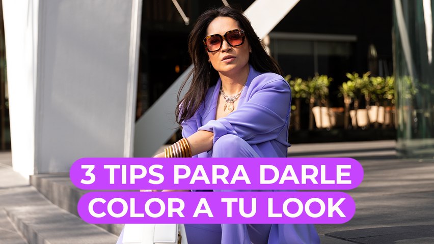 3 tips para darle color a tu look