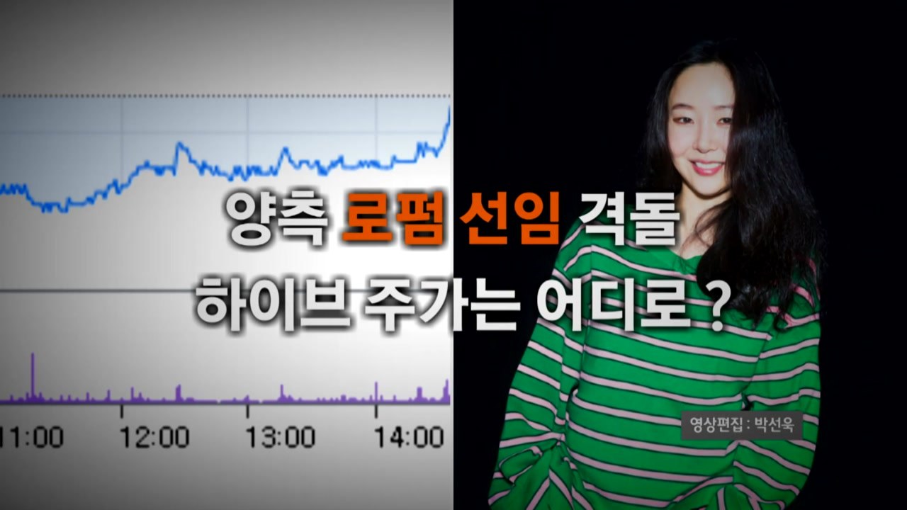 [영상] '경영권 분쟁' 하이브 주가는 어디로？ / YTN