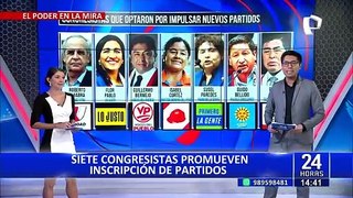 Congreso: siete parlamentarios impulsan partidos políticos para las Elecciones de 2026
