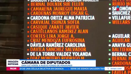 La Cámara de Diputados da luz verde al Fondo de Pensiones para el Bienestar