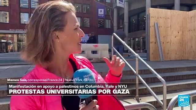 Informe desde Nueva York: protestas universitarias propalestinas en Estados Unidos