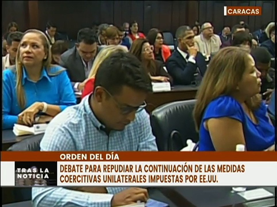 Diputados de la AN repudian las medidas coercitivas impuestas por EE.UU. contra Venezuela