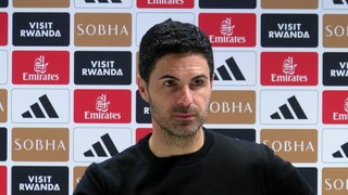 Arteta reacts after an outstanding 5-0 victory over the Chelsea