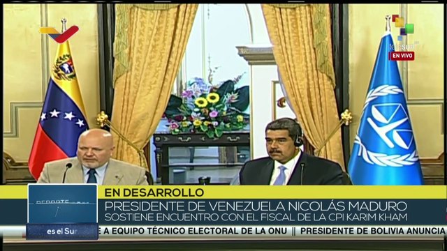 Fiscal de la CPI destacó acuerdos de cooperación con Venezuela
