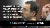 Gobierno de EEUU pagará casi USD 139 millones a víctimas de exdoctor de equipo de gimnasia