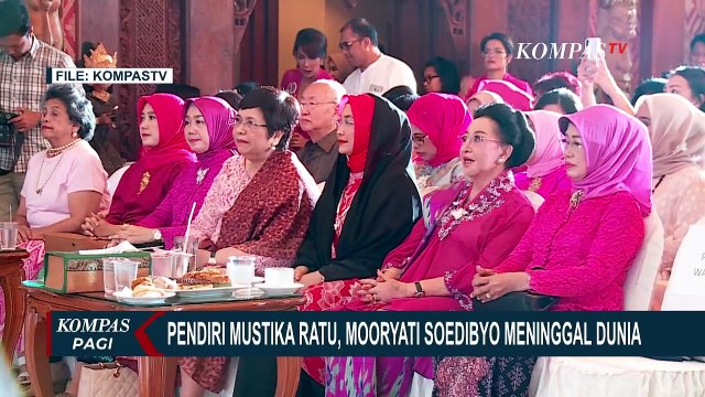 Mooryati Soedibyo Pendiri Mustika Ratu Meninggal Dunia di Usia 96 Tahun