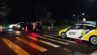 Polícia Militar realiza operação para combater trânsito irregular em Cascavel