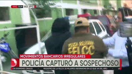 Capturan a un hombre que realizó 60 movimientos bancarios y movió medio millón de bolivianos