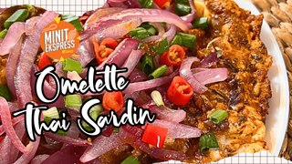 Resipi Omelette Thai Sardin Menu Simple Yang Sedap