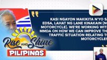 Paglalagay ng motorcycle lane sa EDSA bilang solusyon sa problema sa traffic, pinag-aaralan ng DOTr