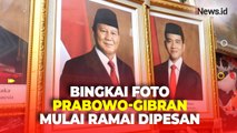 Bingkai Foto Prabowo-Gibran Mulai Ramai Dipesan di Pasar Baru Jakarta Pusat