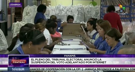 Tribunal Electoral de Panamá anuncia la suspensión del voto adelantado por internet