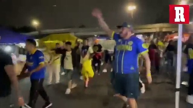 ¿QUEDARON A DEBER? La afición del América ya llegó al Estadio Azteca, para el partido de Semifinales de la Concachampions