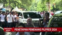 Momen Iring-iringan Prabowo-Gibran Menuju KPU Jelang Penetapan jadi Presiden dan Wapres Terpilih